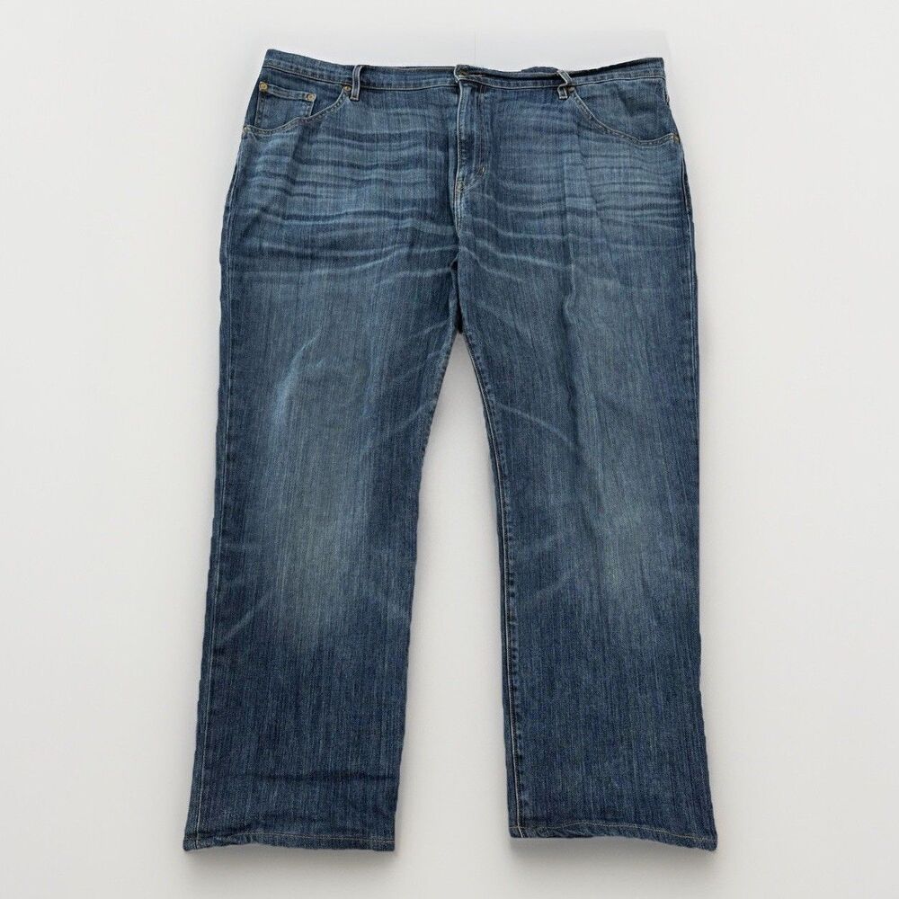 Raleigh Denim Jeans Mens Size 42x27 Alexander Jeans Medium Wash Blue